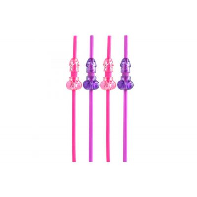 Bachelorette Party Bendable Dicky Straws