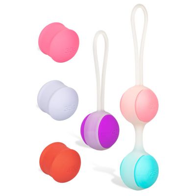 California Exotic She ology Interchangeable Weighted Kegel Set 8 Pce