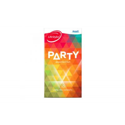 Ansell Lifestyles Party Mix 10 Pack