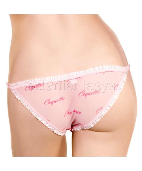 Coquette print bra and panty