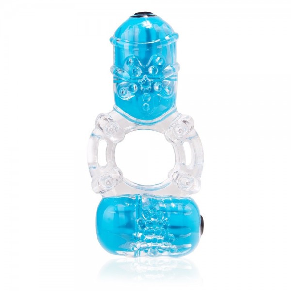 Screaming O Colour Pop Big O2 Vibrating Cock Ring - Blue