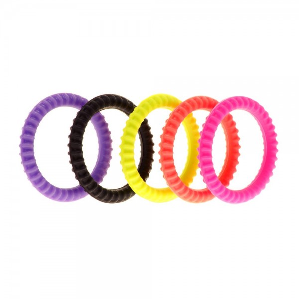 Rock Rings Roadies 5 Pack of X-Large Silicone Cock Rings