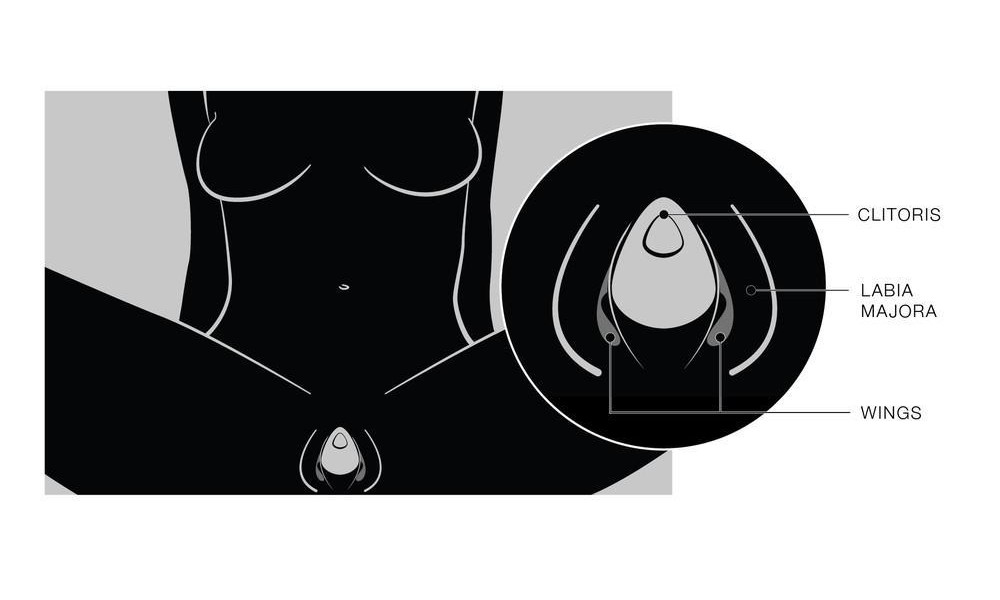 Dame Eva II USB-Rechargeable Hands-Free Silicone Clitoral Vibrator