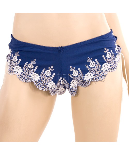 Bra top and tanga shorts
