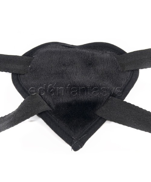 Heart harness and silicone dong set