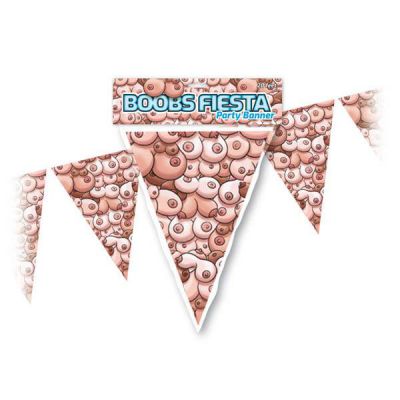 Boobs Fiesta Party Banner