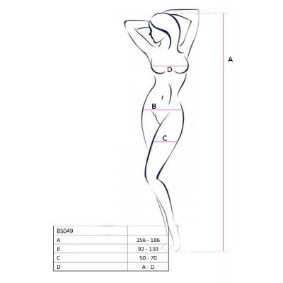 Bodystocking BS049 Black