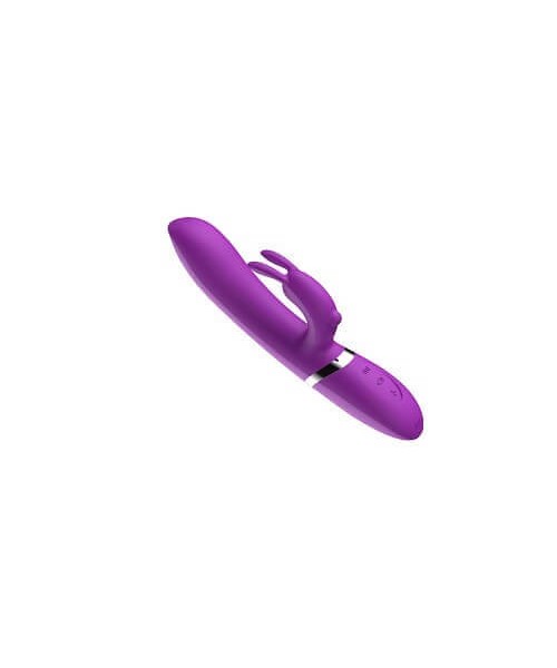 Thrusting Purple Rechargeable Rabbit Vibrator