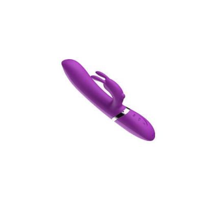 Thrusting Purple Rechargeable Rabbit Vibrator