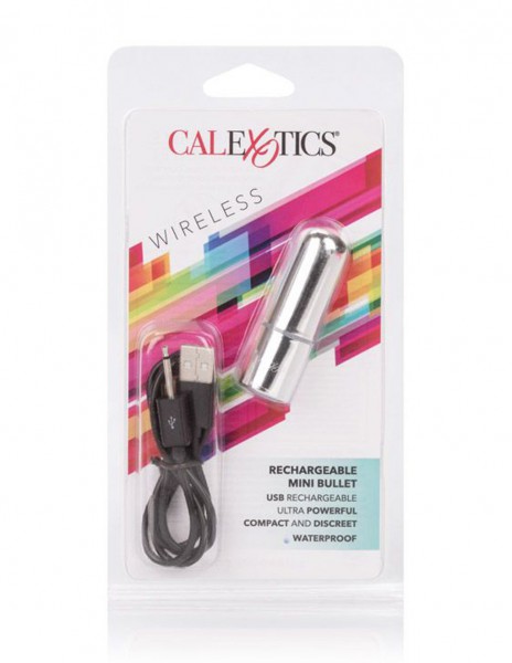 CalExotics Silver Rechargeable Mini Bullet