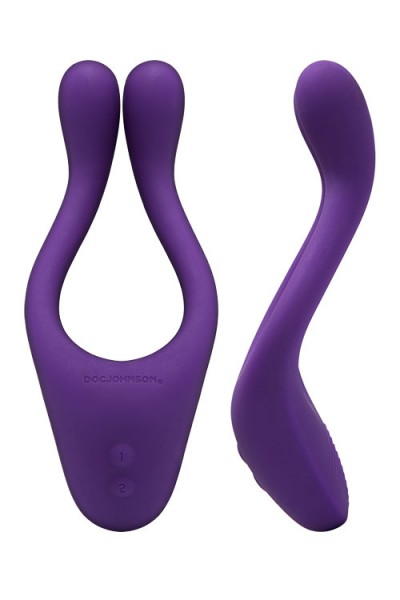 Doc Johnson Tryst Vibrating Silicone Massager & Couples Ring