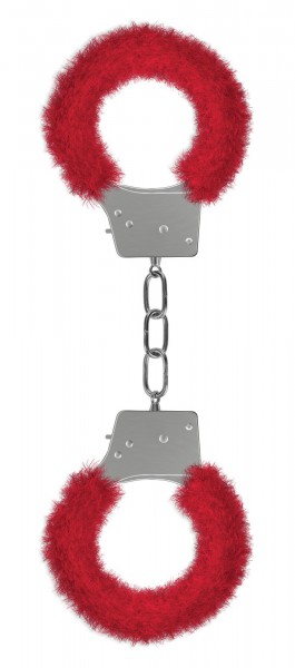 Ouch! Furry Red Handcuffs