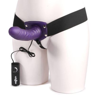 Alias female vibrating strap on