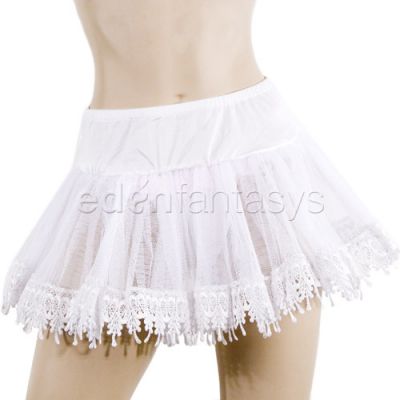 Teardrop lace petticoat