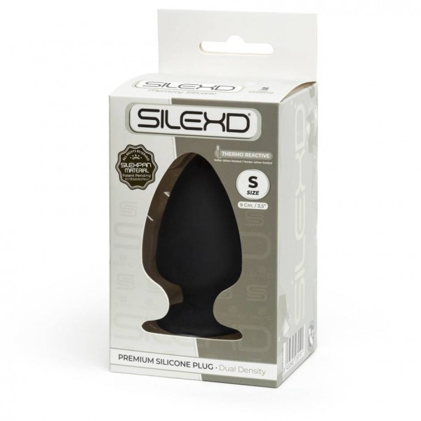 SILEXD Thermo-Reactive Dual Density Girthy Silicone Butt Plug 3 Inch