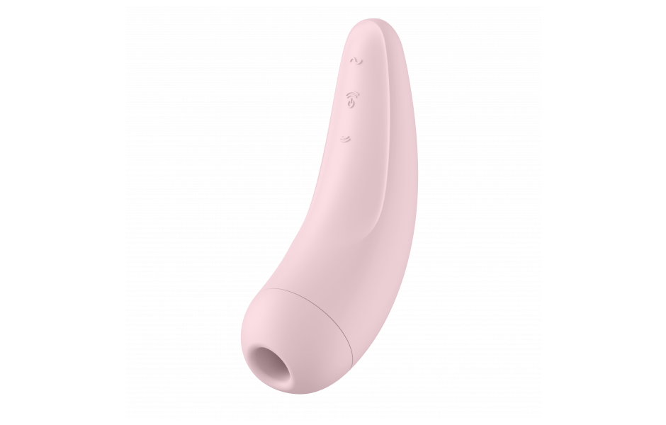 Satisfyer Curvy 2 Plus Air Pulse Silicone Clitoral Stimulator With Vibration & App