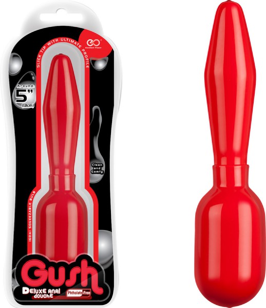 Gush! Deluxe Anal Douche (Red)