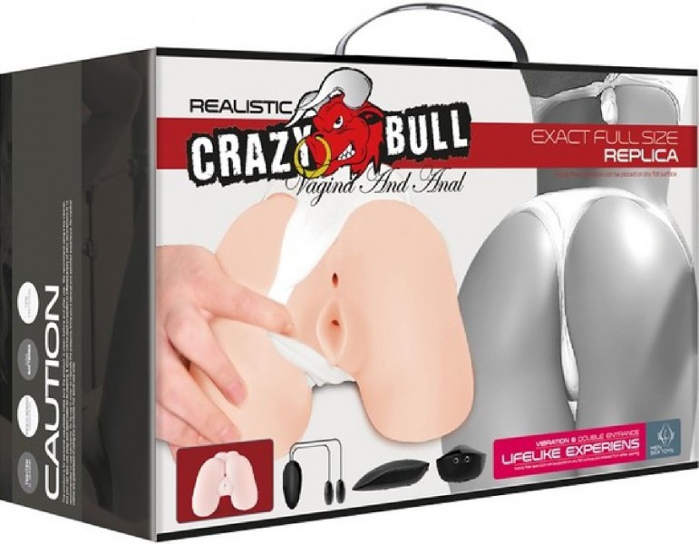 Back-Door Vagina And Anal Stimulator (Flesh)