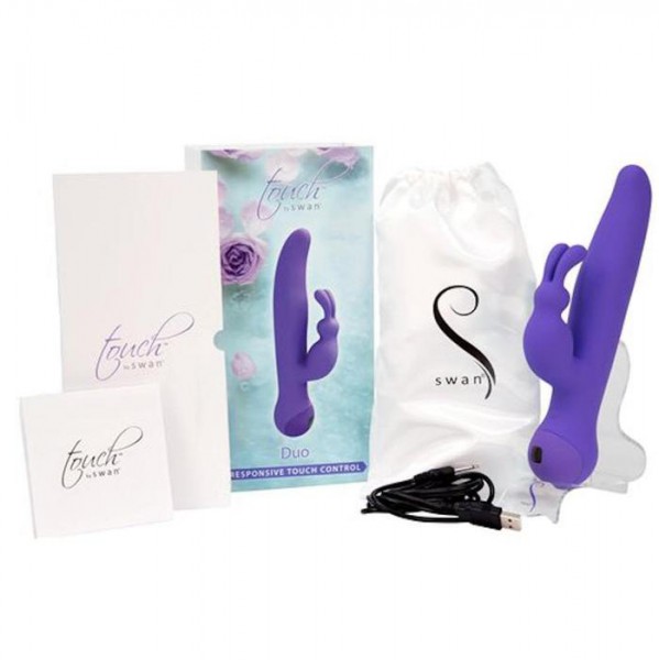 Swan Touch Duo Rotating Rabbit Vibrator