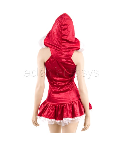 Pom Pom Santa halter dress