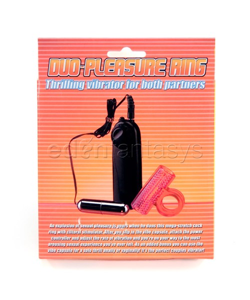 Duo pleasure ring