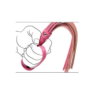 California Exotic Glittery Vegan Leather 18 Flogger