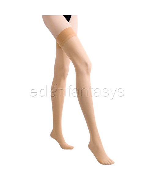 Sheer backseam stockings