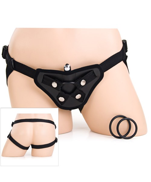 Sedeux vibrating leather harness