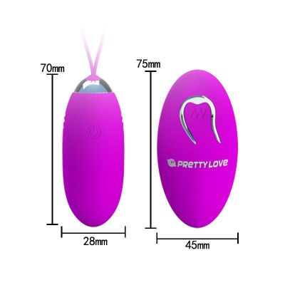 Pretty Love Vibrating Egg Jenny Purple