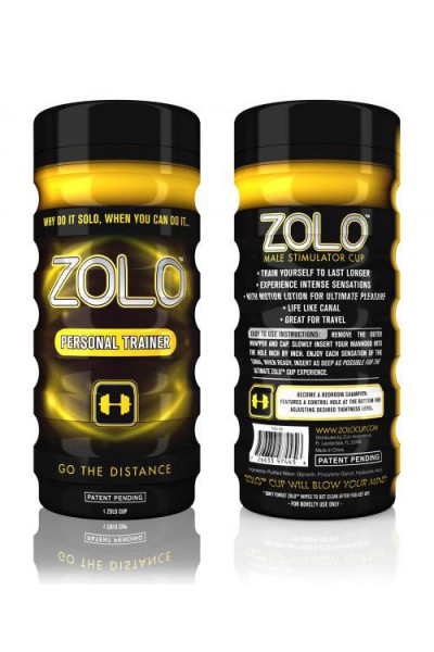 ZOLO Real-Feel Pleasure Cup Masturbator - Personal Trainer