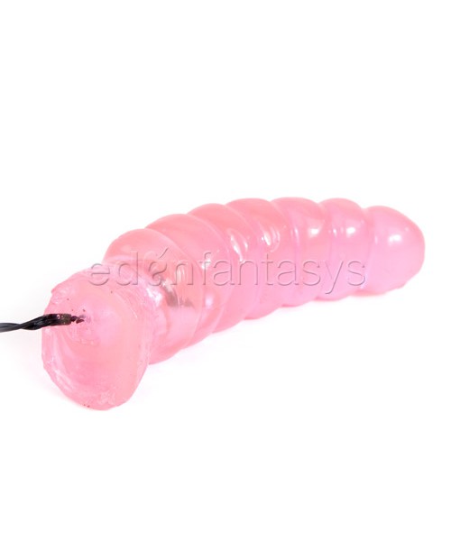 Kylie Ireland's ribbed rattler vibrator