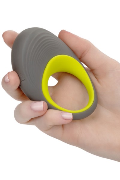 California Exotic Vibrating Ribbed Couples Ring With Bonus Ring