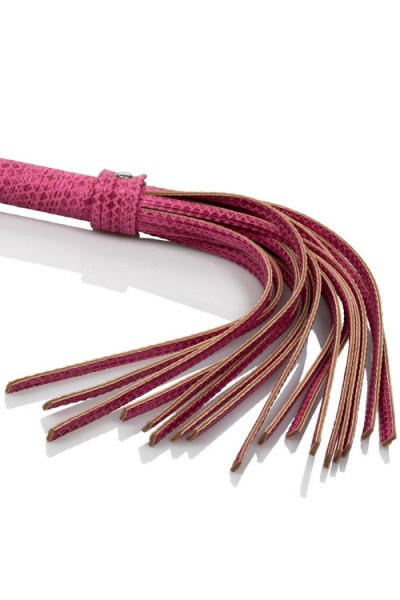 California Exotic Glittery Vegan Leather 18" Flogger