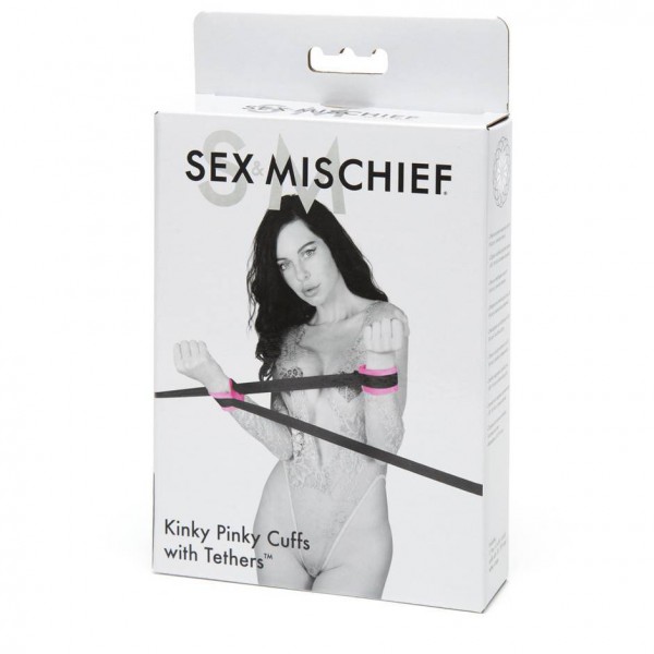 Sex & Mischief Kinky Pinky Cuffs with Tethers