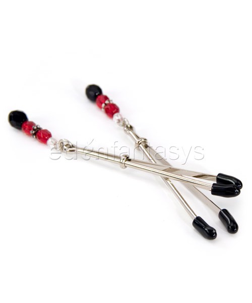 Beaded nipple clamps
