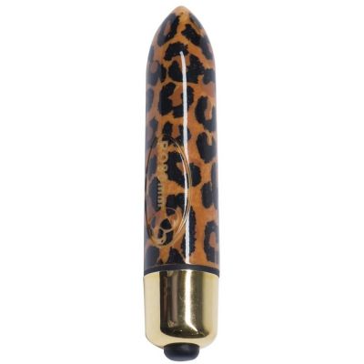 Rocks Off RO 80mm I Luv It Leopard Bullet