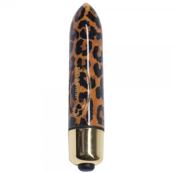 Rocks Off RO 80mm I Luv It Leopard Bullet