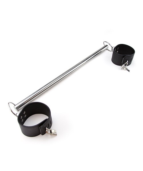 Luxury bondage bar with cuffs