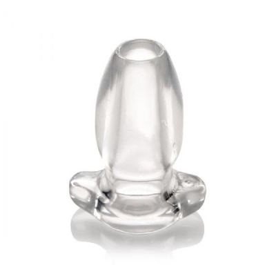 PeepHole Clear Hollow Anal Plug Small
