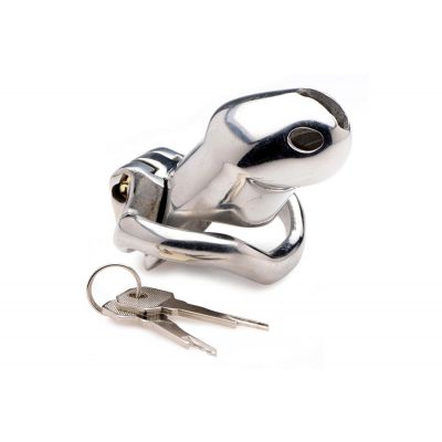 Rikers 24 7 Stainless Steel Locking Chastity Cage
