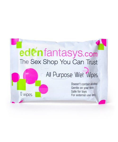 Eden toy and body wipes