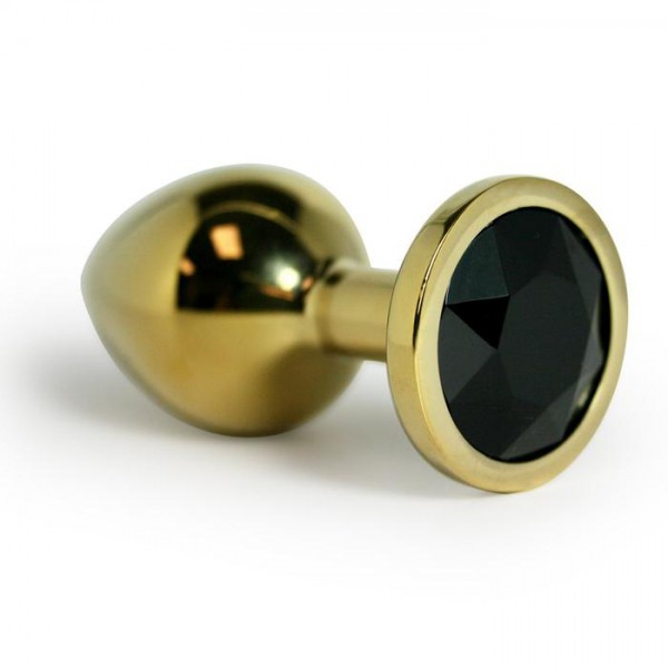 Gold Metal Butt Plug With Jewel