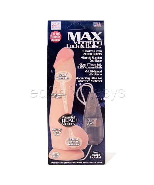 Max vibrating cock & balls