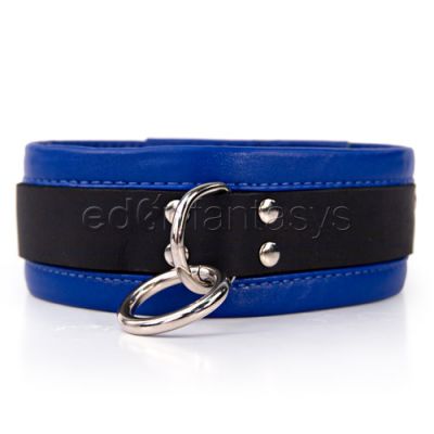 Black and blue collar