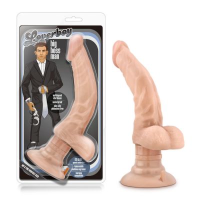 Loverboy The Boss Man 10 inch Realistic Cock with Suction Cup Beige