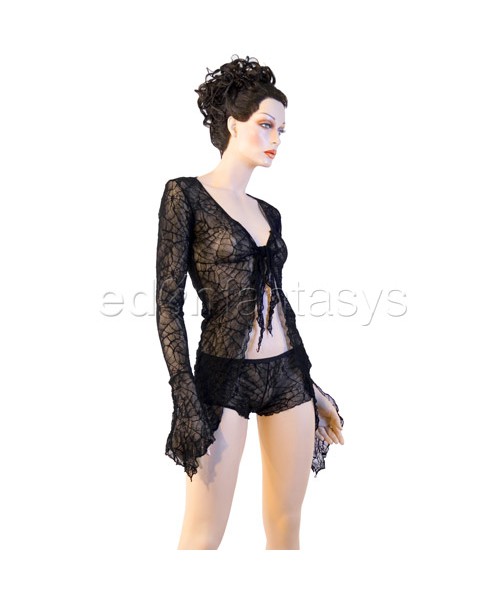 Spiderweb tie top set