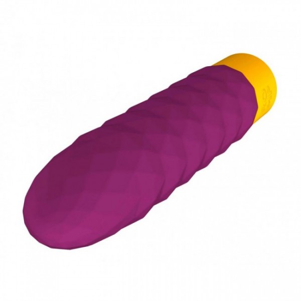 Romp Beat Diamond Textured 6" Bullet Vibrator