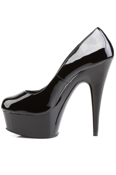 Pleaser Delight 6" Patent Platform Pump