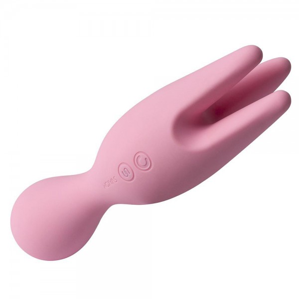 Svakom Nymph 6.1" Silicone Vibrator with Moving Fingers