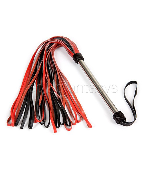 Loop calf leather flogger
